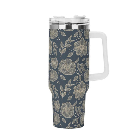 Midnight Garden 40oz Stainless Steel Tumbler
