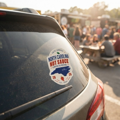 NC Hot Sauce Festival 20th Year Stickers