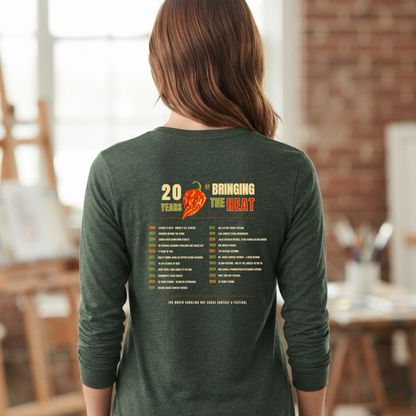 NC Hot Sauce Festival History Long Sleeve
