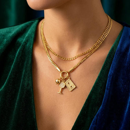 Gold Disco Ball Charm - Winks Design Studio,LLC