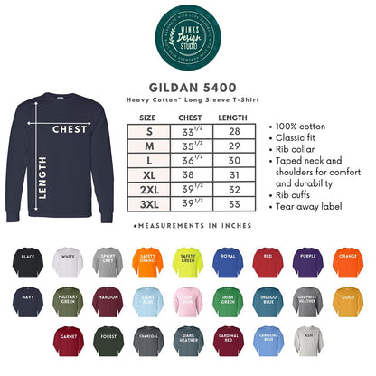 Custom Gildan Unisex Heavy Cotton Long-Sleeve T-Shirt - Winks Design Studio,LLC