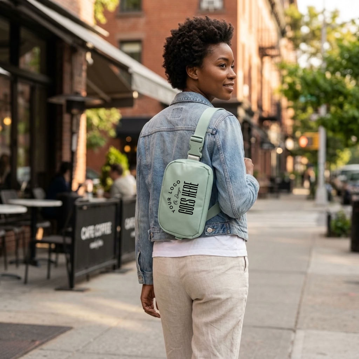 Custom Comfort Colors Explorer Sling Bag - Winks Design Studio,LLC