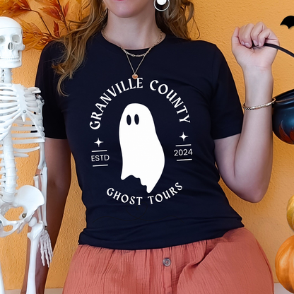 Granville County Ghost Tours T-shirt - Winks Design Studio,LLC