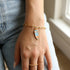 Gold Alloy Blue Charm Colored Pencil Charm - Winks Design Studio,LLC