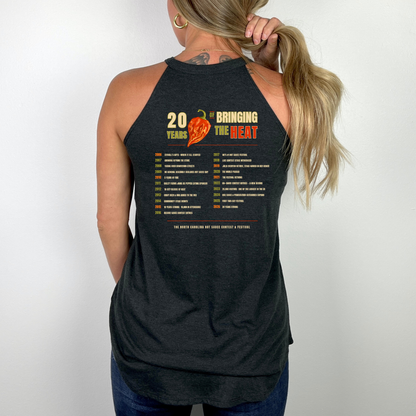NC Hot Sauce Festival History Halter Tank