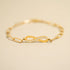 18K Gold Infinity Chain Bracelet - Winks Design Studio,LLC