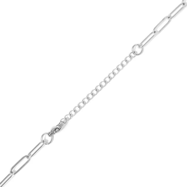 18K Gold Carabiner Love Charm Necklace