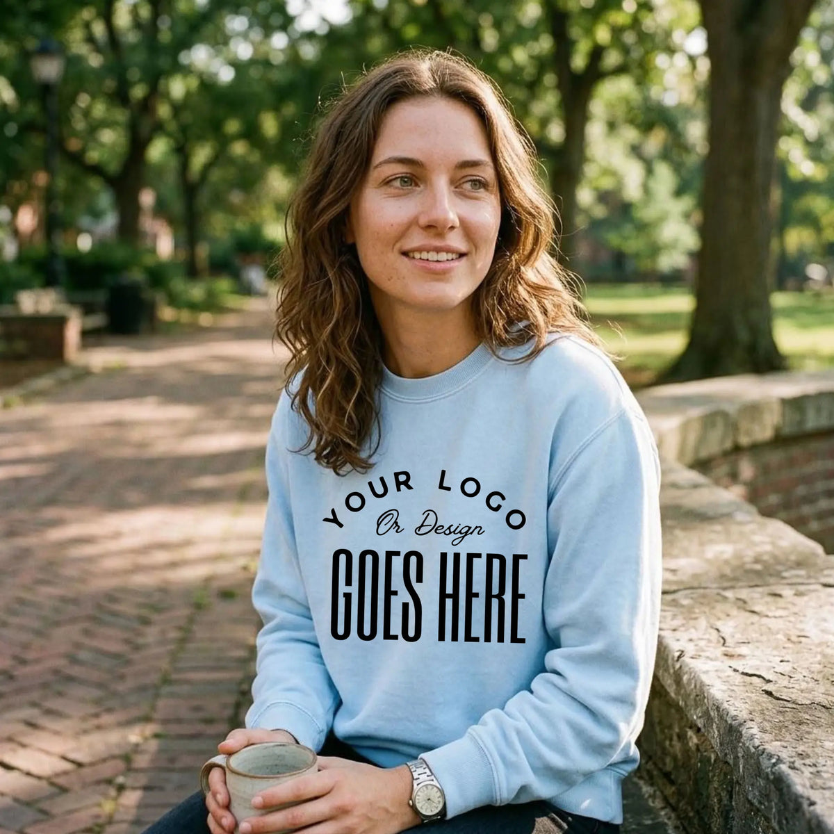 Custom Comfort Colors Lightweight Cotton Crewneck Sweatshirt Winks Design Studio,LLC