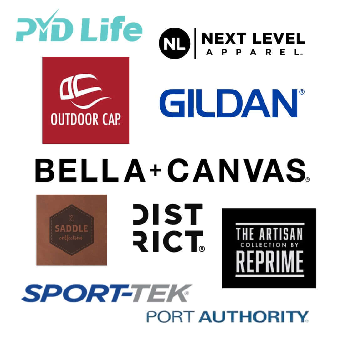 Collection of brands available on Winks Design Studio Website