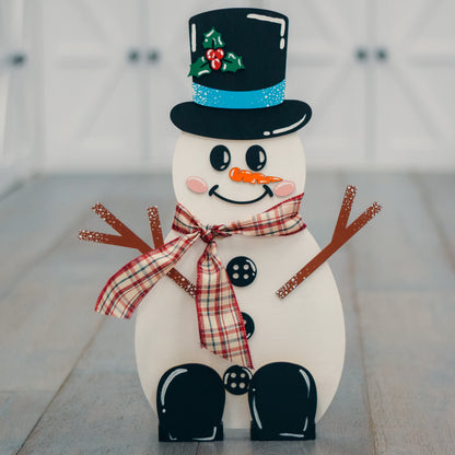 DIY Wooden Snowman Craft Kit - Winks Design Studio,LLC
