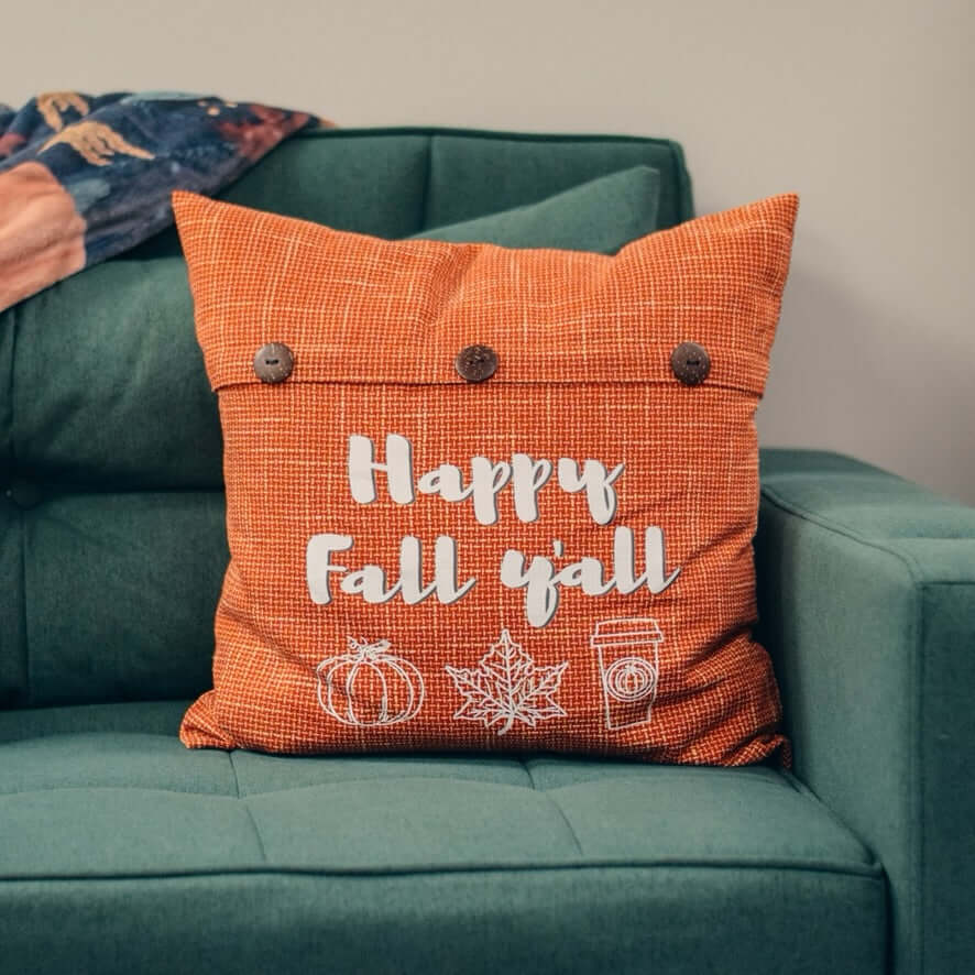 Happy Fall Y'all pillow