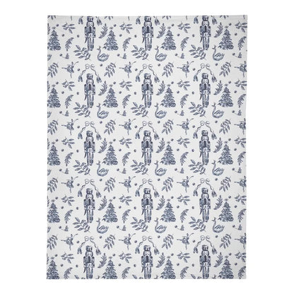 Elegant Nutcracker Christmas Blanket - Winks Design Studio,LLC