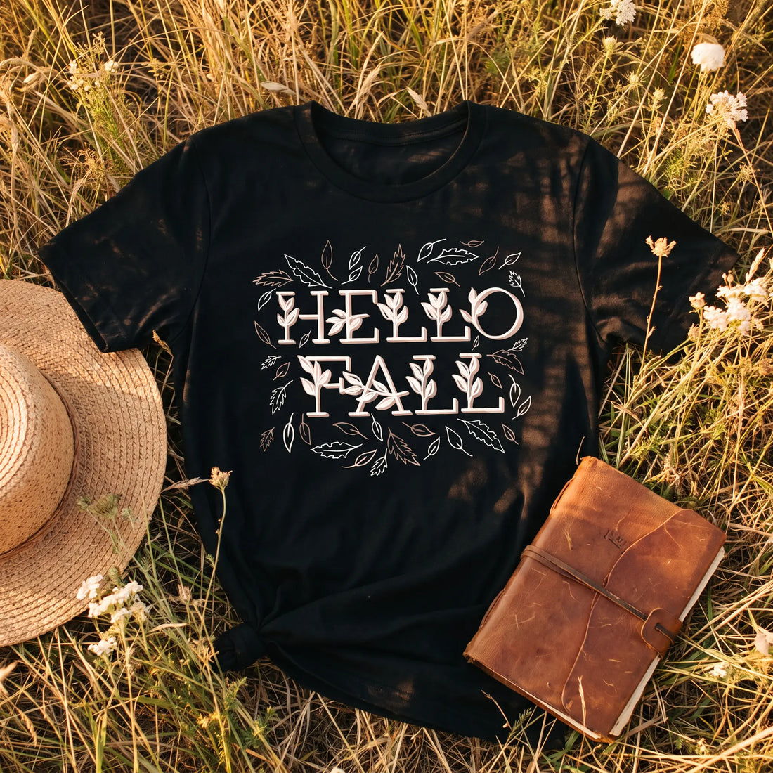Hello Fall Short Sleeve Shirt