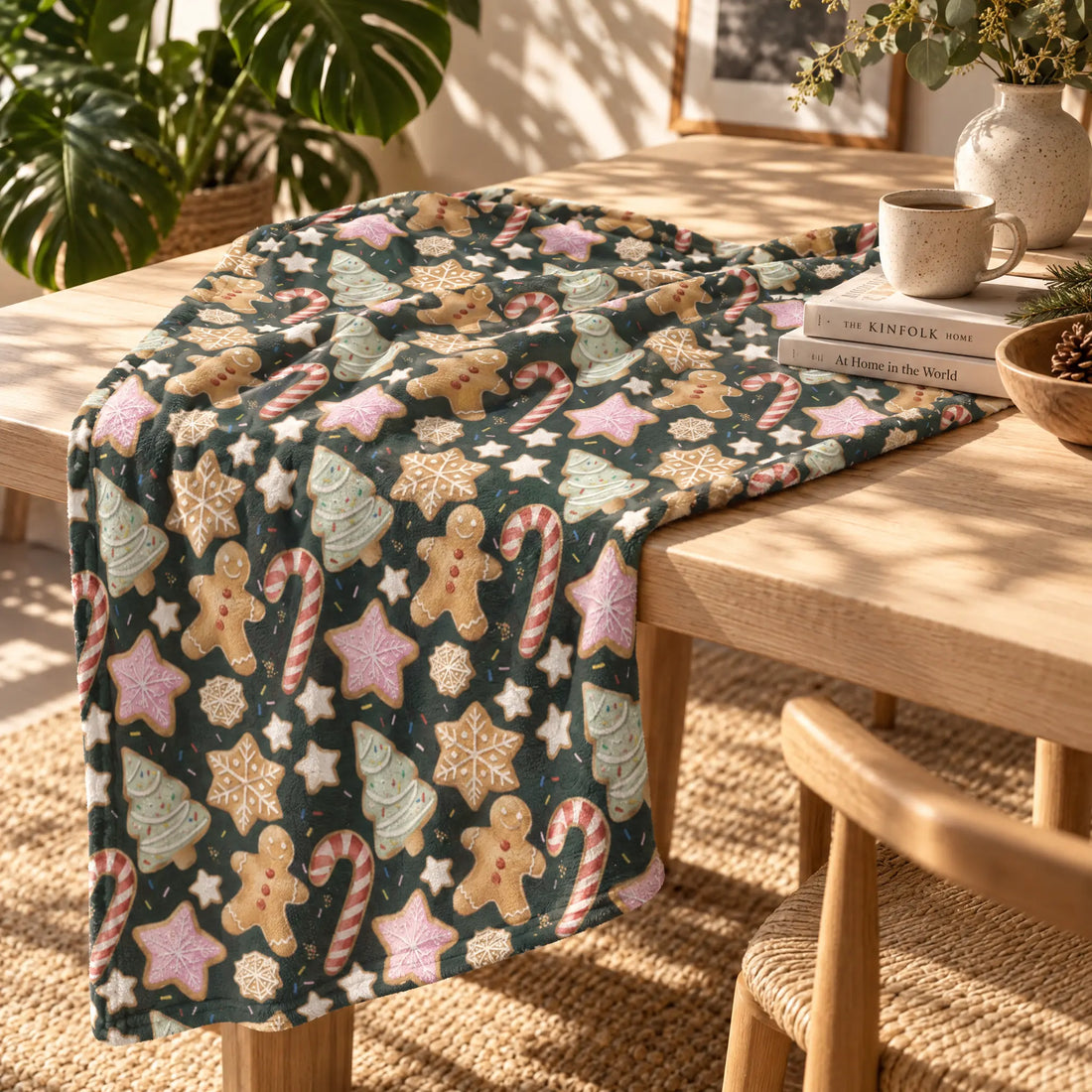 Christmas Cookie Fleece Blanket Winks Design Studio,LLC
