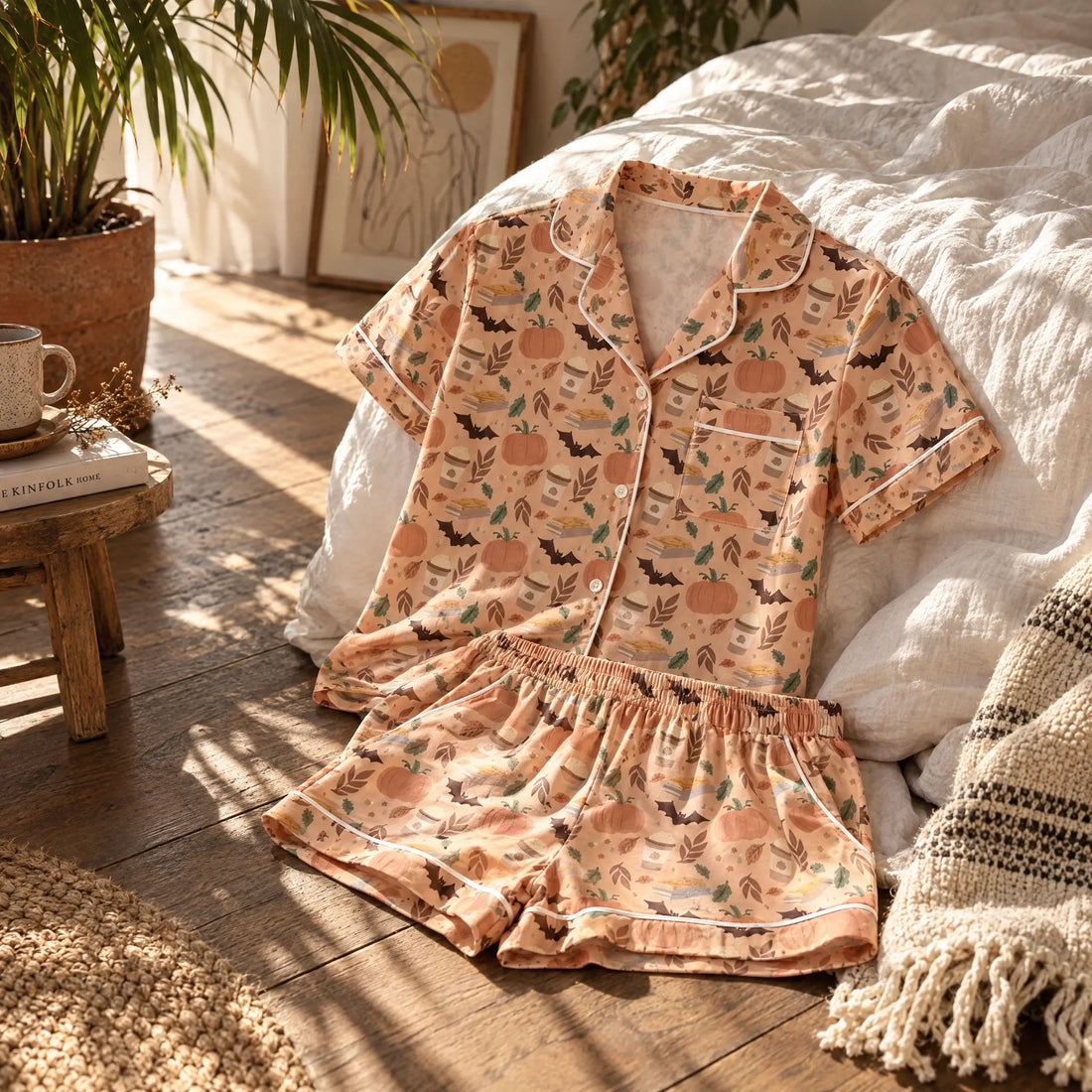 Pumpkin Spice Sleep Sets | 2-Piece Pajama Set Winks Design Studio,LLC