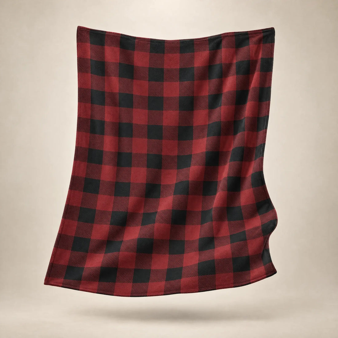 Red Buffalo Plaid Blanket 80x60 – Cozy Fleece Throw Winks Design Studio,LLC
