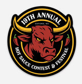 NC Hot Sauce Contest & Festival Stickers- Multiple Designs - Winks Design Studio,LLC