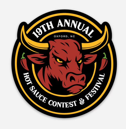 NC Hot Sauce Contest &amp; Festival Stickers- Multiple Designs - Winks Design Studio,LLC