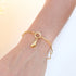 18K Gold Charm Keeper Bracelet - Winks Design Studio,LLC