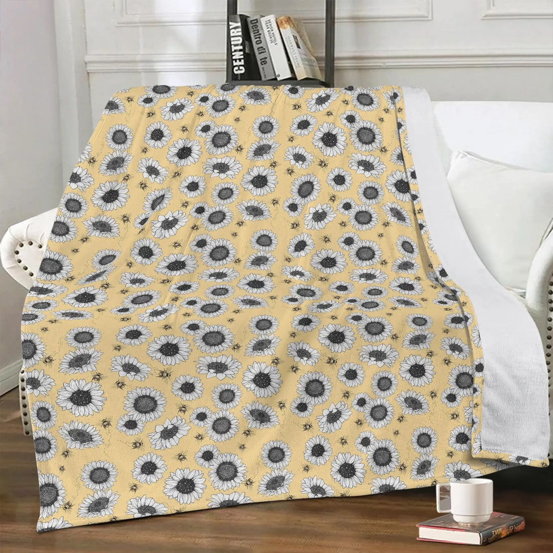 Sunflower Blanket - Winks Design Studio,LLC