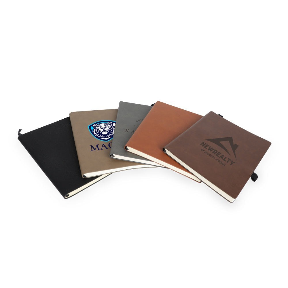 Custom Engraved Leather Journal - Winks Design Studio,LLC