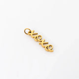 XOXO Charm | 18K Gold PVD Stainless Steel Dangle Charm