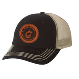 R & R Leather Patch Trucker Hat Hats Winks Design Studio,LLC