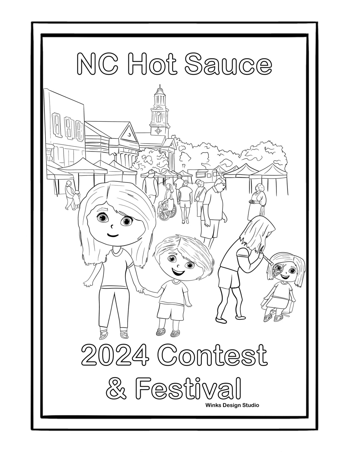 Max's Festival Adventure Coloring Sheet