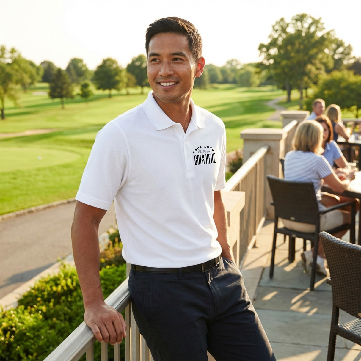 Custom Men's Performance Polo | Devon & Jones CrownLux