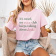 Wine Club Talks Books T-Shirt - Winks Design Studio,LLC