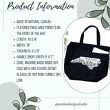 Erika's Beauty Secrets Tote with Pockets Winks Design Studio,LLC $16.99 Handbags