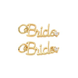 Gold Minimalistic Bride Charm