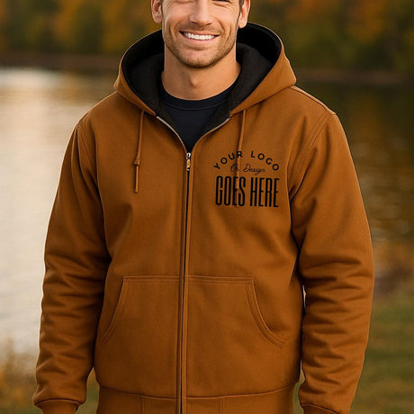 Custom CornerStone Duck Cloth Hooded Work Jacket - Winks Design Studio,LLC