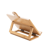Custom Engraved Bamboo Cookbook Stand - Winks Design Studio,LLC