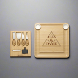 Engraved Bamboo Cheese Board - Winks Design Studio,LLC