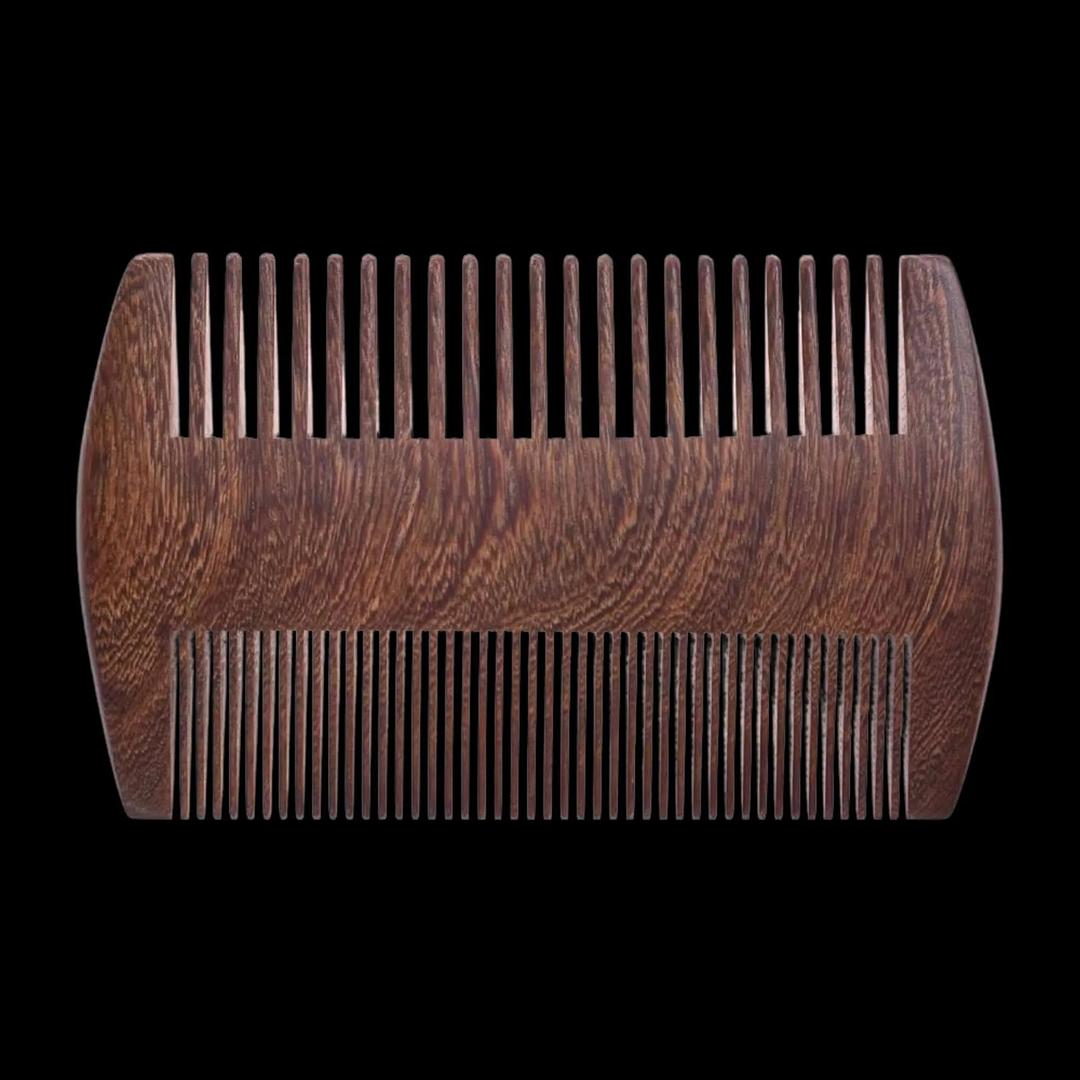 Custom Engraved Wood Beard Comb - Winks Design Studio,LLC