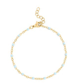 18K Gold Turquoise Confetti Bracelet