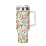 Christmas Cookie Stainless 40oz Steel Tumbler