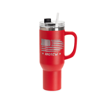 Custom 40oz Powder Coated Tumbler - Winks Design Studio,LLC