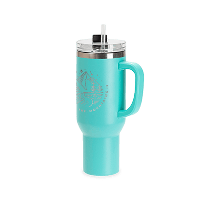 Custom 40oz Powder Coated Tumbler - Winks Design Studio,LLC