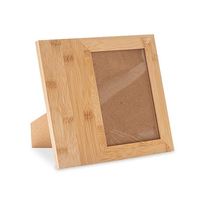 Custom Engraved Photo Frame - Personalized Bamboo Picture Frame 5x7 - Winks Design Studio,LLC