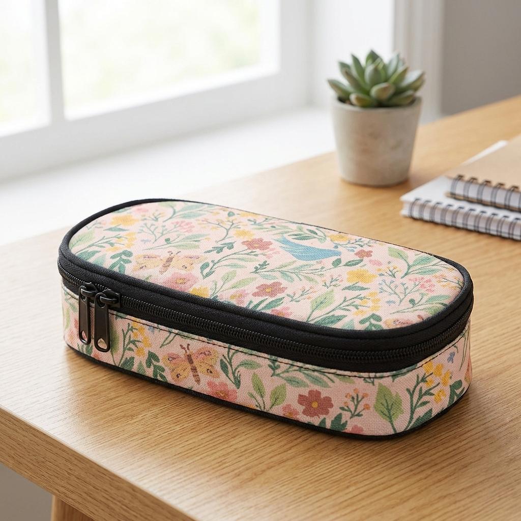 Storybook Garden 3-Layer Pencil Case - Winks Design Studio,LLC