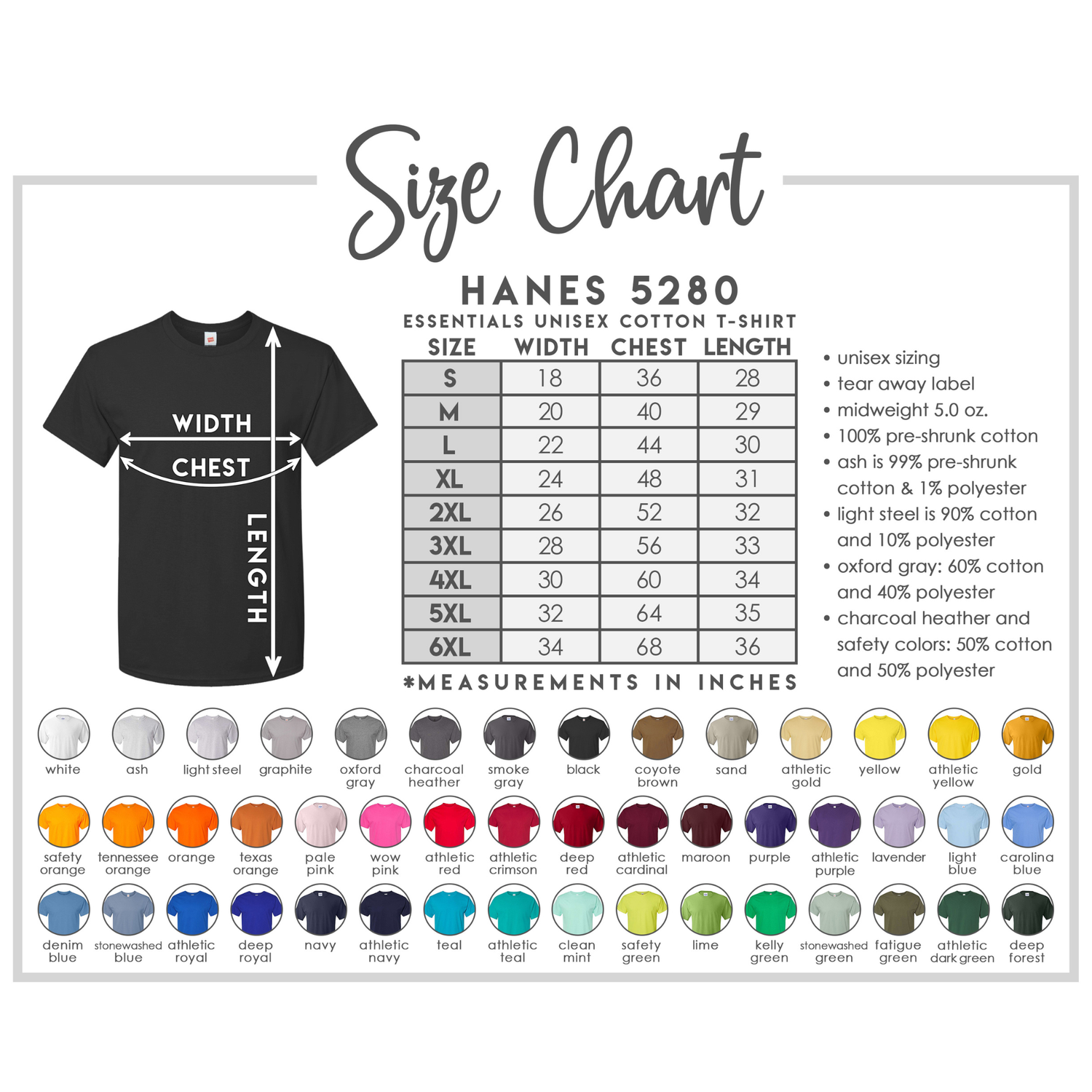 Custom Hanes Essential-T Short Sleeve Tee - Winks Design Studio,LLC