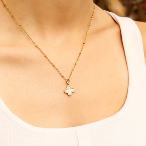 Gold Lucky Clover Charm - Winks Design Studio,LLC