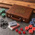 Custom Leatherette 100 Chip Poker Set Winks Design Studio,LLC