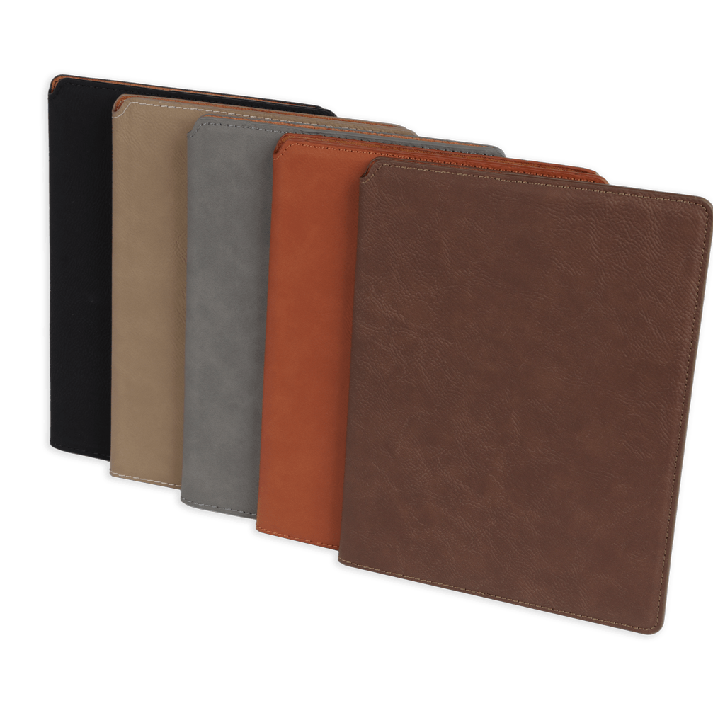 Custom Engraved Leather Portfolio - Winks Design Studio,LLC