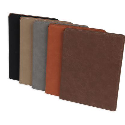 Custom Engraved Leather Portfolio - Winks Design Studio,LLC