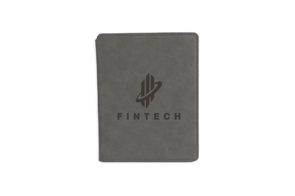 Custom Engraved Leather Portfolio - Winks Design Studio,LLC