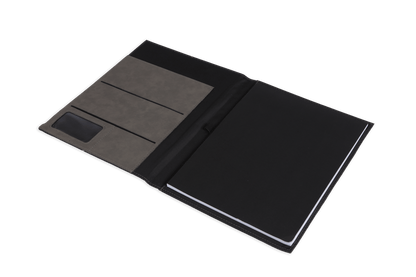 Custom Engraved Leather Portfolio - Winks Design Studio,LLC