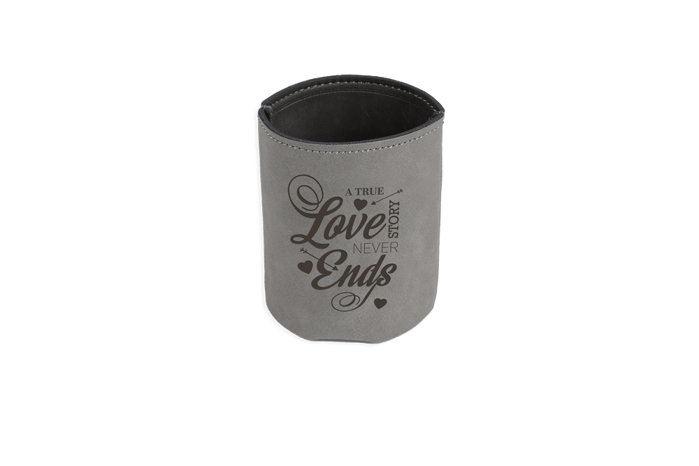 Custom Leather Koozie